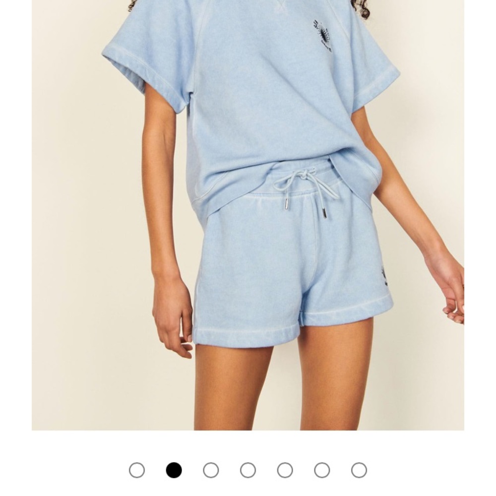 Sandro faded cotton shorts & T shirts set